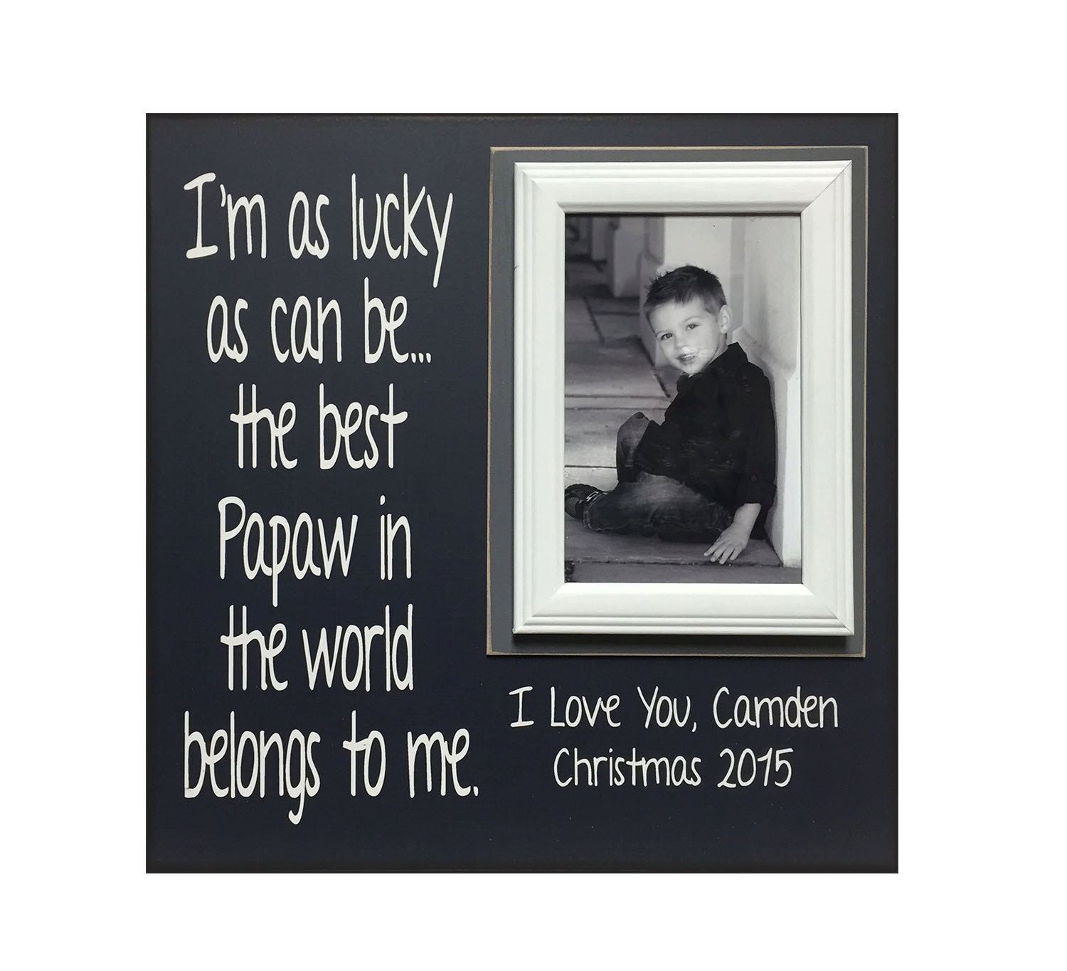 Papaw Gift from Grandchild Picture Frame For Grandpa