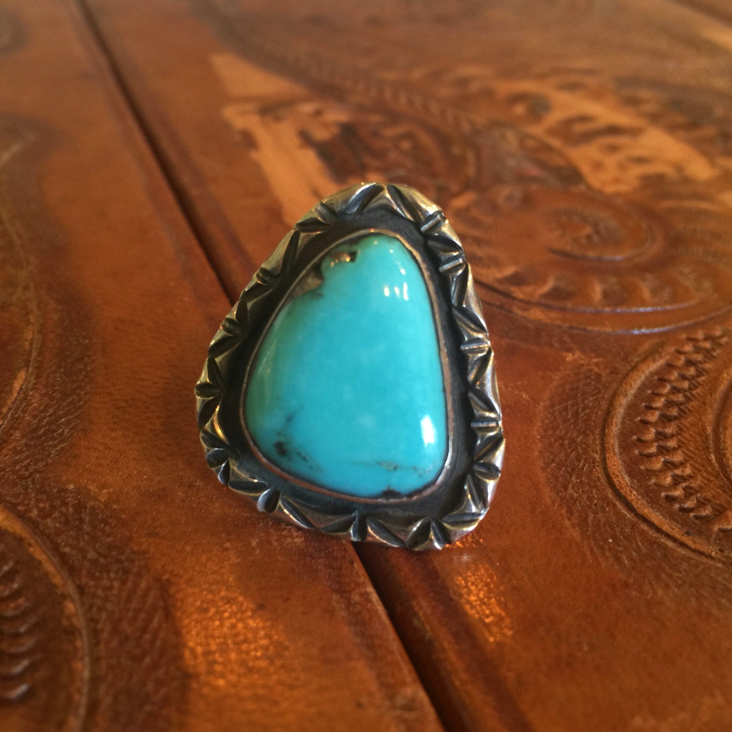 Chimney Butte Turquoise & Sterling Ring