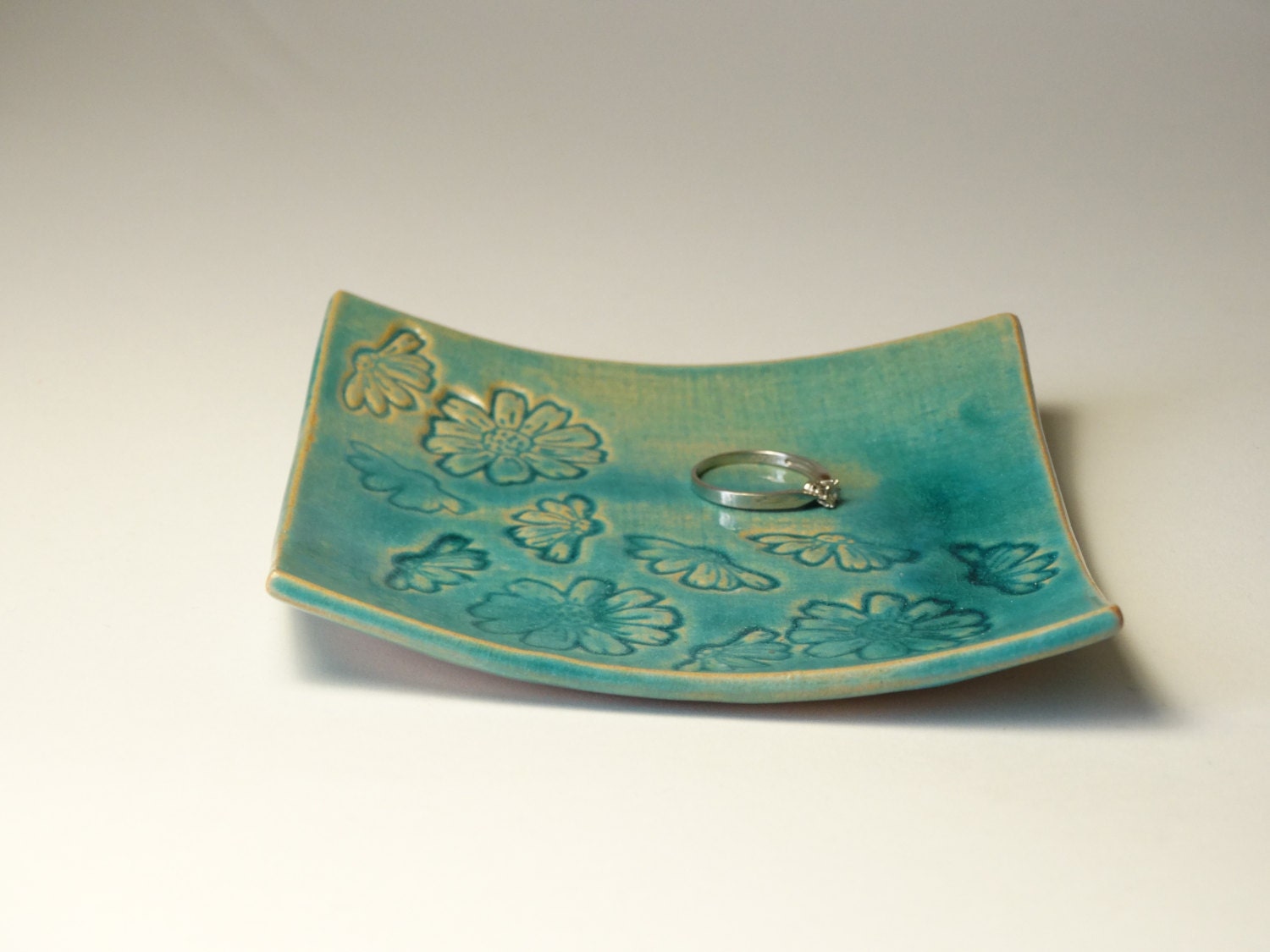 small jewelry dish square small ceramic jewelry plate by ozdonik