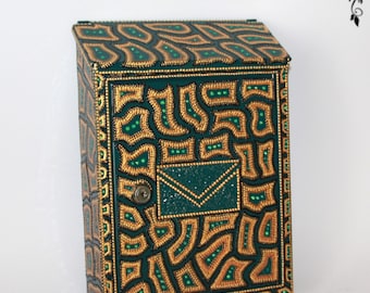 Mailbox, letterbox, postbox, mail,letter-box, Hand painted