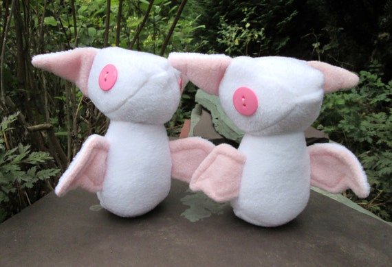 albino bat plush toy