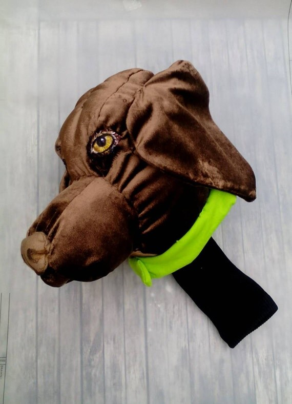 Labrador Retriever GOLF club headcover Custom Dog by Puppetsinabag