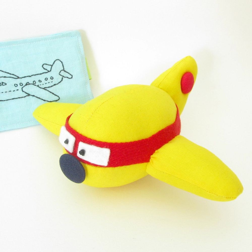 stuffed airplane sewing pattern