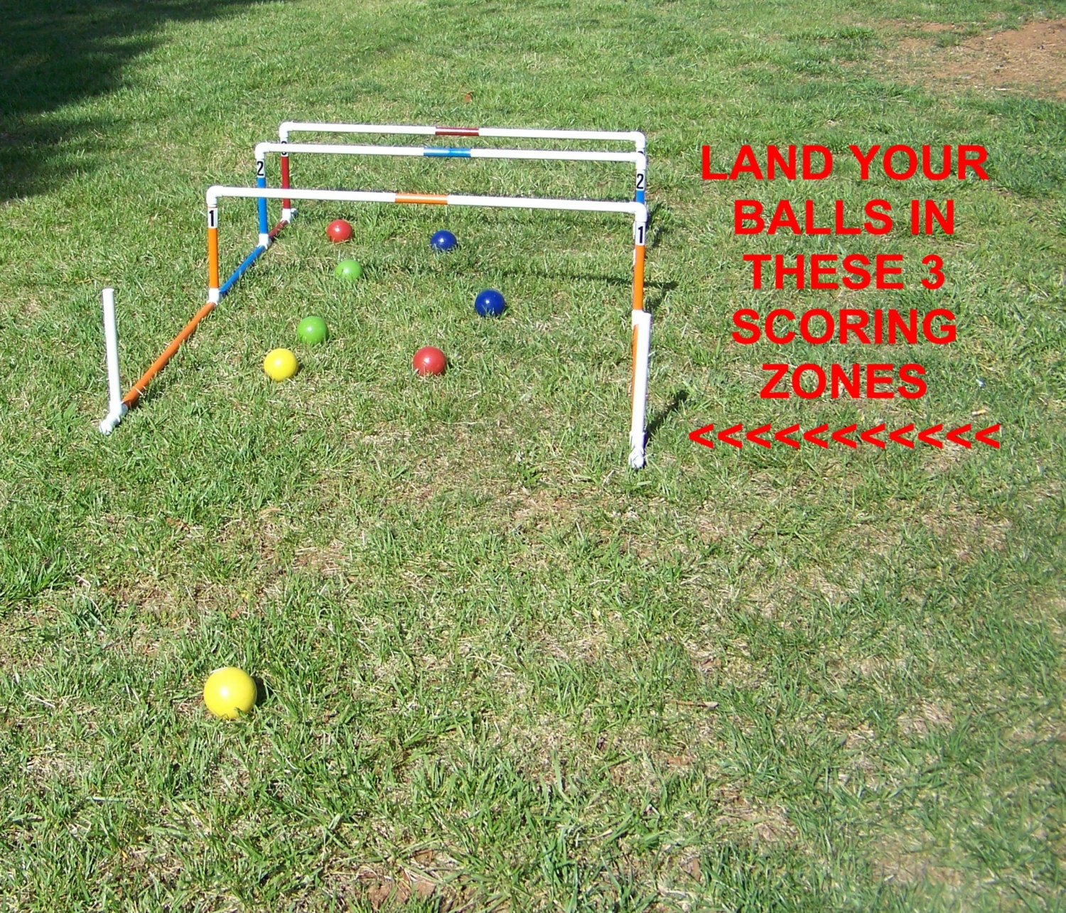 Bocce ball shuffleboard 2 games in 1 an addicting lawn game