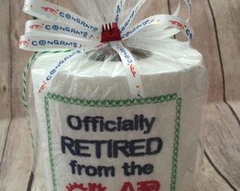 Retirement Gift, Office Retirement, Gag Gift, Fun retirement gift, Custom retirement gift, Work retirement gift, Unique retirement gift