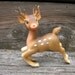vintage reindeer soft plastic Christmas decoration japan deer