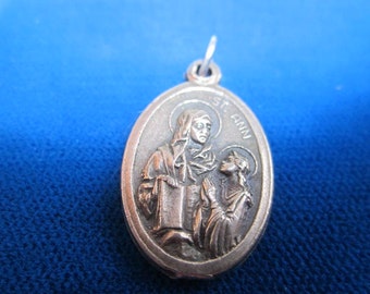 St.Ann vintage medal. Invoked for favors