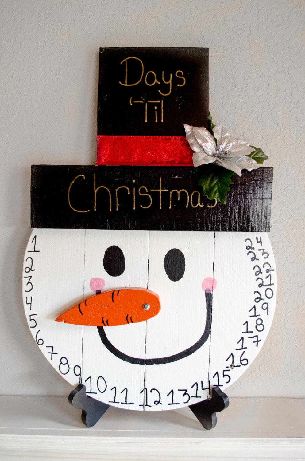 snowman countdown to christmas wood advent calendar snowman countdown to christmas wood advent calendar