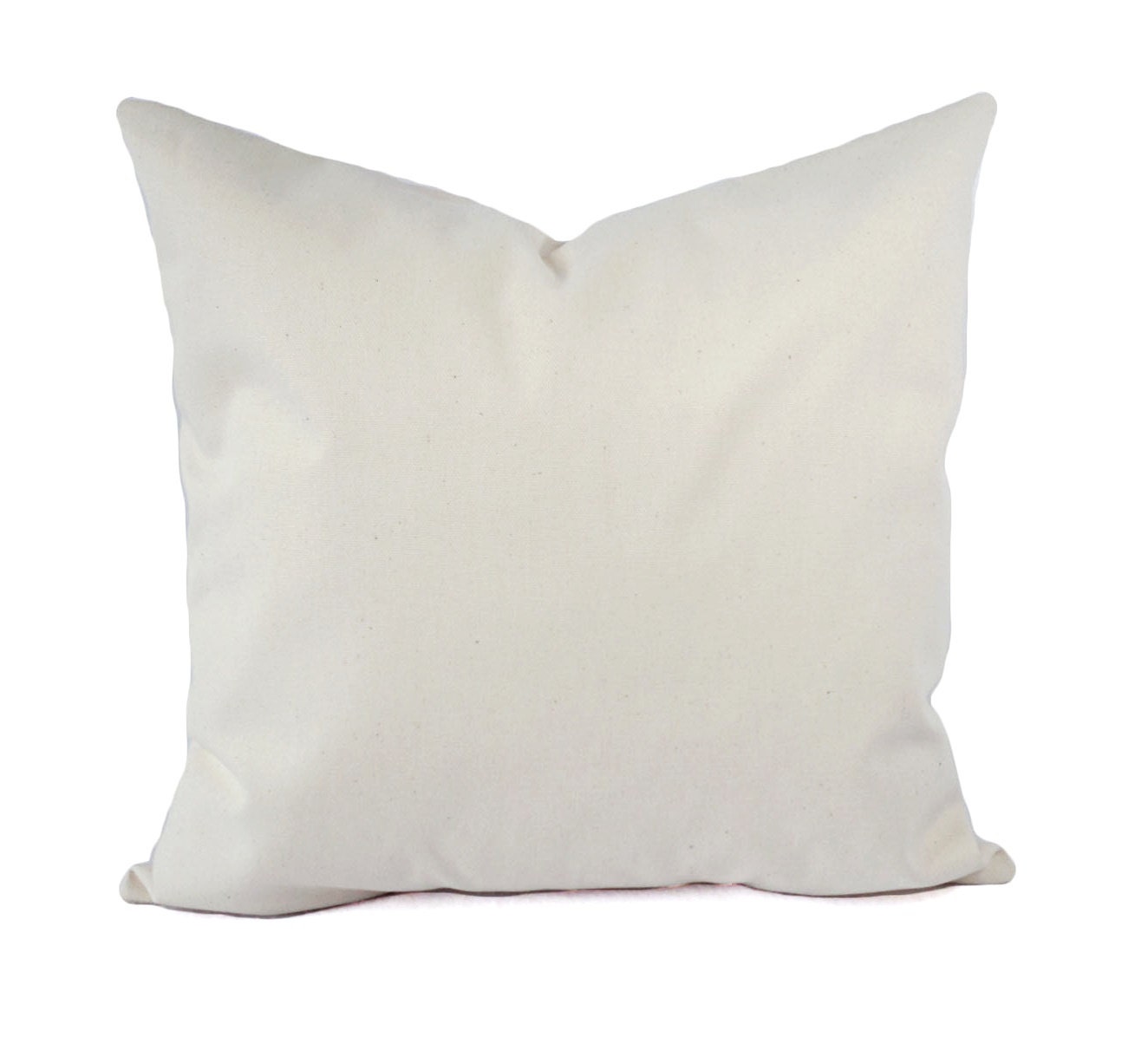 Two Solid Cream Pillow Covers Beige Throw by CastawayCoveDecor
