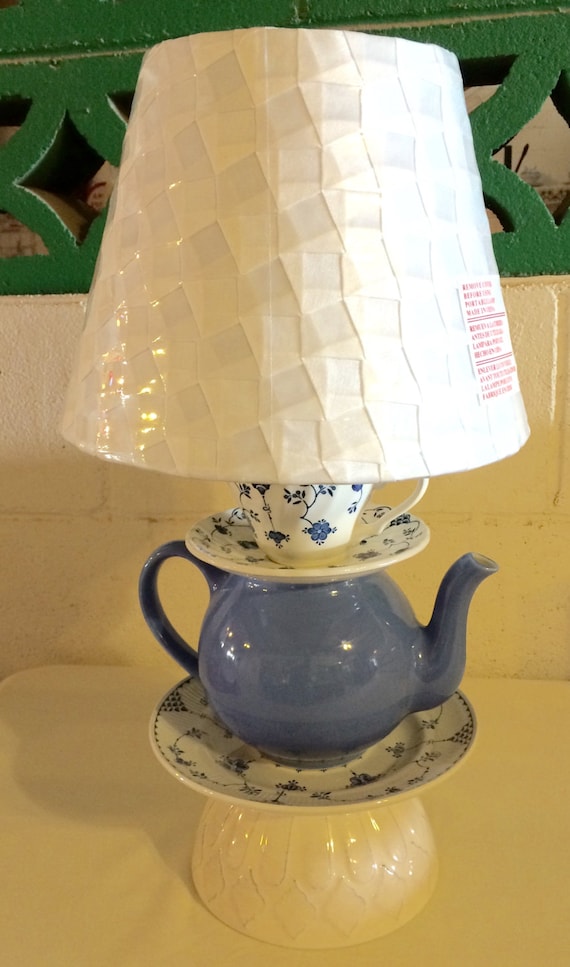 Teapot Lamp by on Etsy