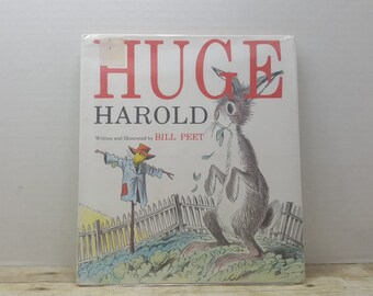 Huge Harold, 1989, Bill Peet, vintage kids book