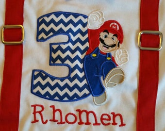 Super Mario Birthday shirt