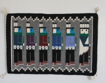 Authentic Hand Woven Navajo Wool Rug/Wallhanging