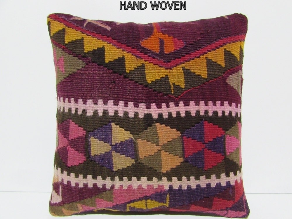 20x20 kilim pillow 20x20 giant throw pillow by DECOLICKILIMPILLOWS