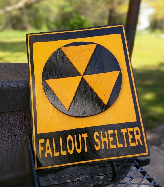 value of vintage fallout shelter sign