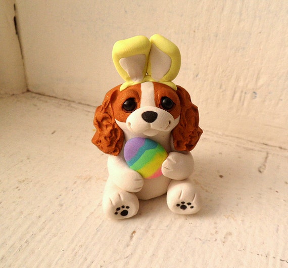 cavalier king charles spaniel sculpture