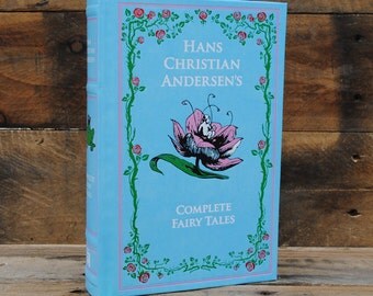 Hollow Book Safe - Complete Fairy Tales - Blue Leather Bound