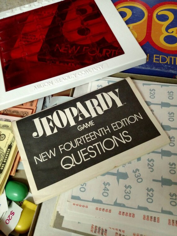 Items similar to Fun Vintage JEOPARDY BOARD GAME 14th edition in