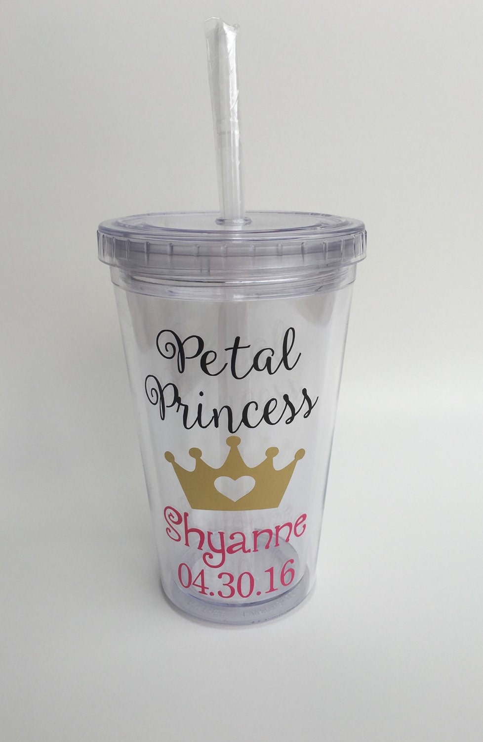 Flower Girl Gift Flower Girl Cup Bridal by PrettyLittleVinyls