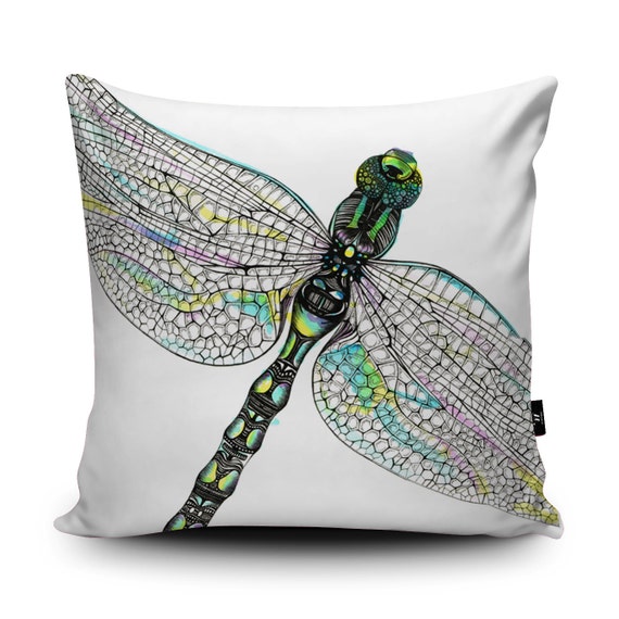 Dragonfly Cushion Dragonfly Pillow Garden Cushion Insect