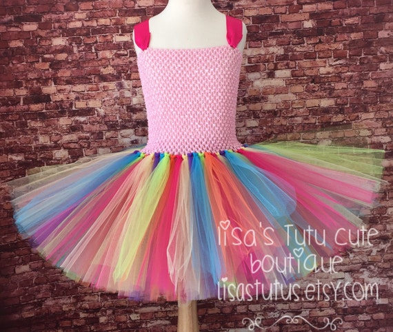 rainbow tutu dress rainbow tutu pink rainbow tutu pink