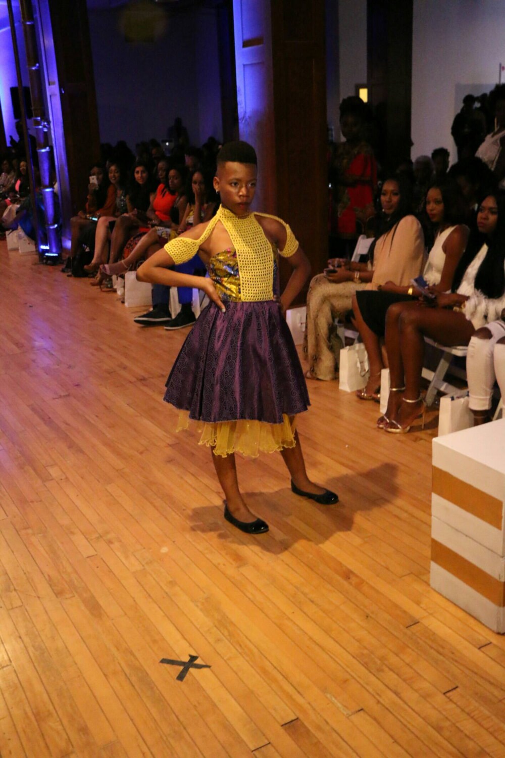 african purple dresses