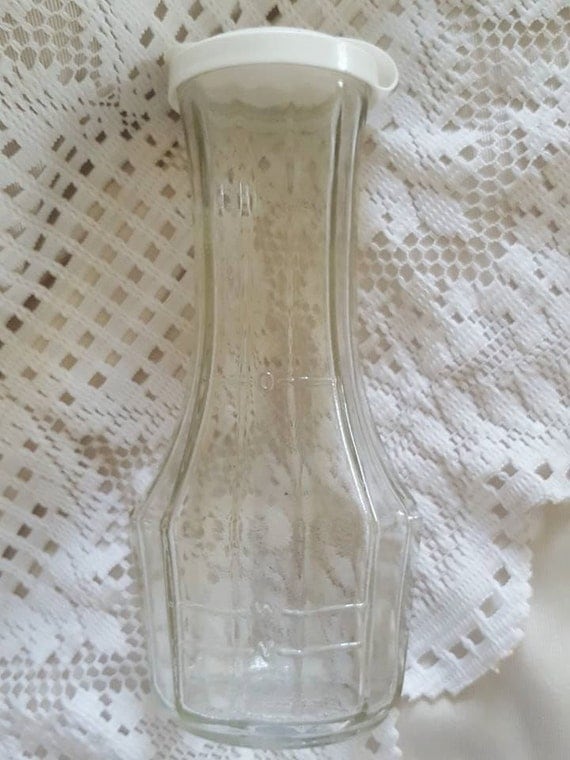 Vintage Good Seasons Salad Dressing Cruet Shaker Bottle Clear