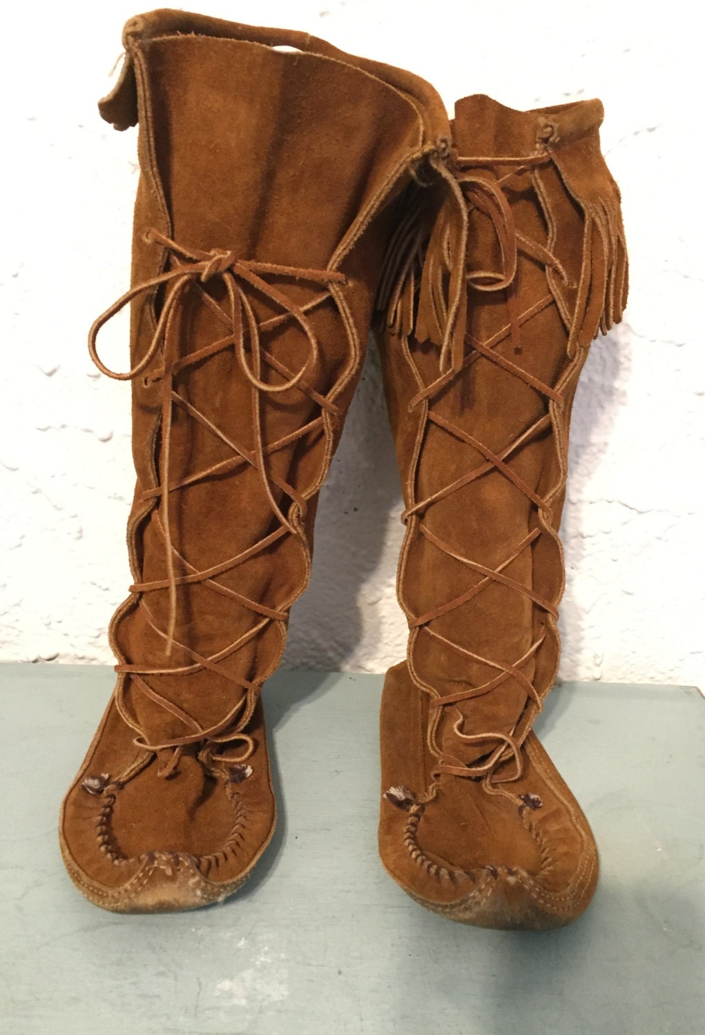 minnetonka long boots