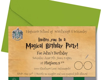 Harry Potter Baby Shower Invitation Harry Potter Shower