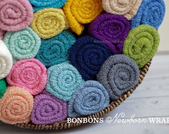 Ships next day Ready to ship/ Newborn wrap Newborn Stretch Wrap Photography Prop Knit Swaddle Newborn Stretch Wrap Rayon Choose your colors