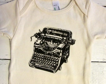 Organics baby bodysuit. American apparel organic one piece.