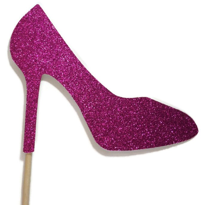 high heel photo booth props with glitter high heel photo booth props with glitter