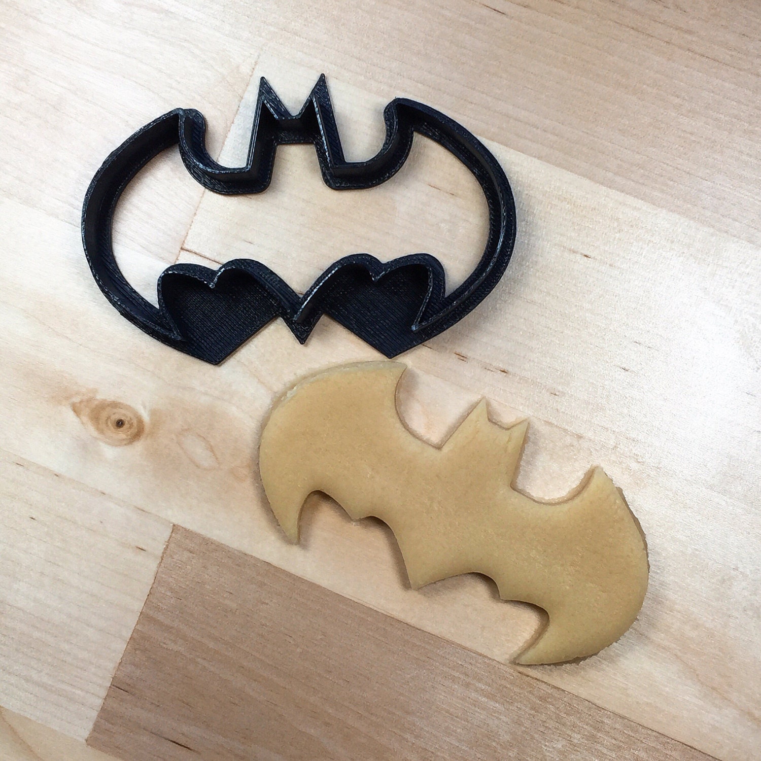 Batman cookie cutter 4 1/2 inches wide 3D printed