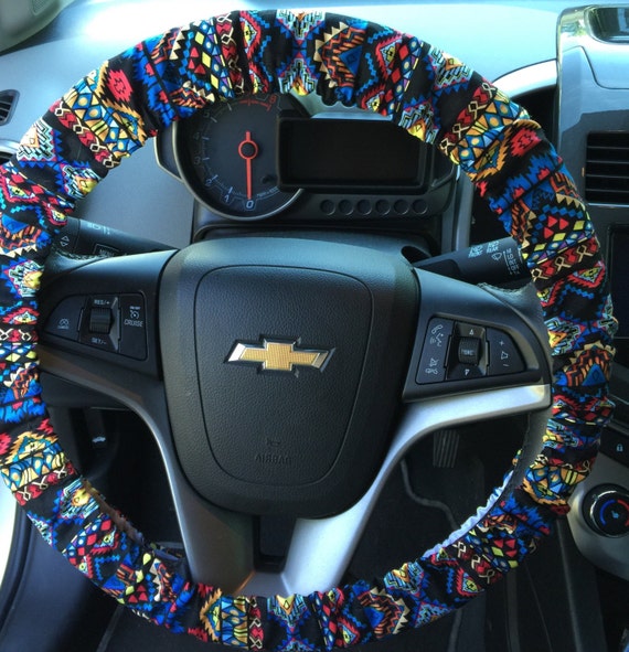 Aztec tribal Print Steering Wheel Cover