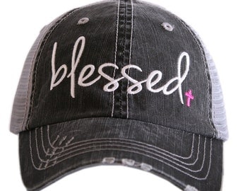 Blessed Hat ~ Blessed Trucker Hat ~ Blessed Baseball Hat ~ Women's Hat ~ Blessed ~ Beach hat ~ Pool Hat ~ Lake hat ~ Adorable