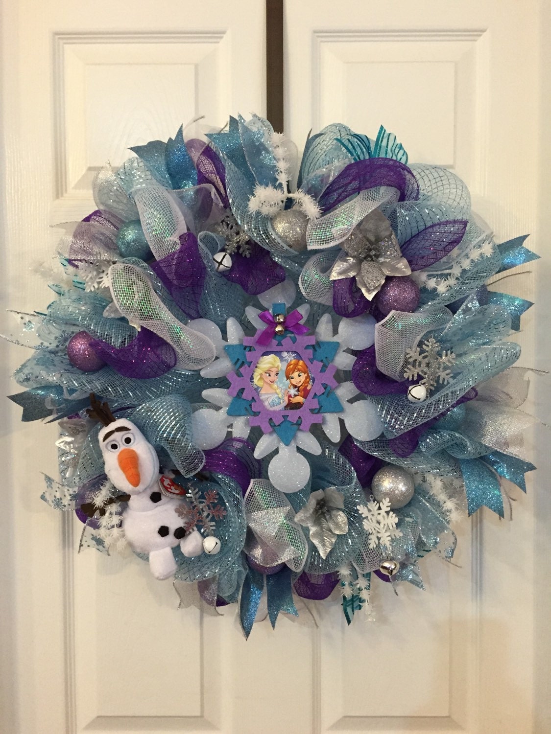 Frozen Birthday Frozen Wreath Olaf Wreath Frozen Mesh