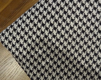 houndstooth fabric cotton fabric by yard sewing fabric girls dress fabric womens clothing sale cotton robe sewing cotton fabric sale cotton