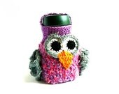 Crochet Bottle Cover, Crochet OWL Case, Cozy, Crochet Bottle Cover, Crochet OWL Case, Cozy,