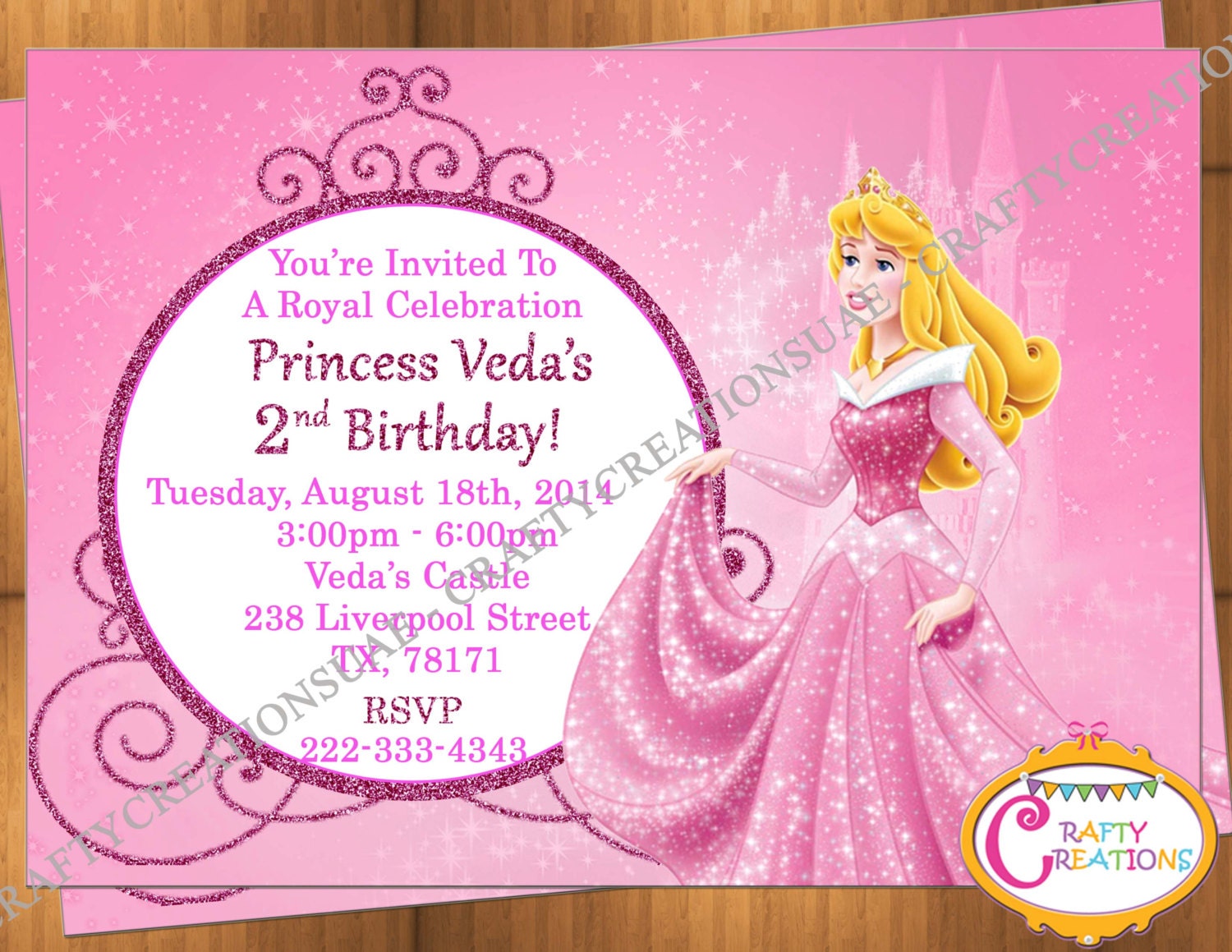 Princess Aurora Invitation 5