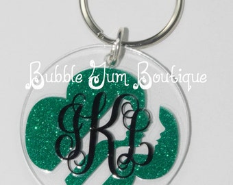 Girl Scout Bag Tag- 2" Round Acrylic
