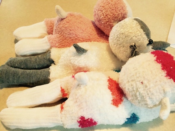 Lamb sock lamb sheep crib toy stuffed animal baby gift