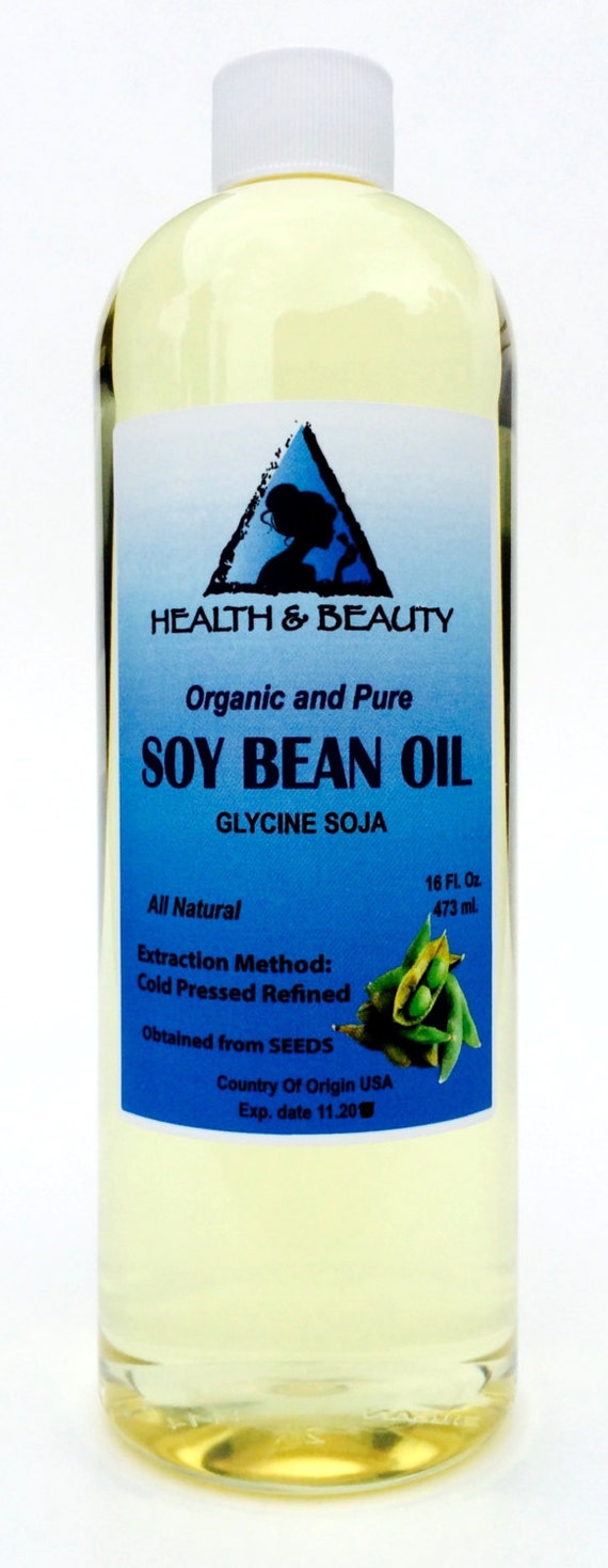 16 oz SOYBEAN / SOY BEEN Oil Organic Carrier Soy by HBOilsCenter