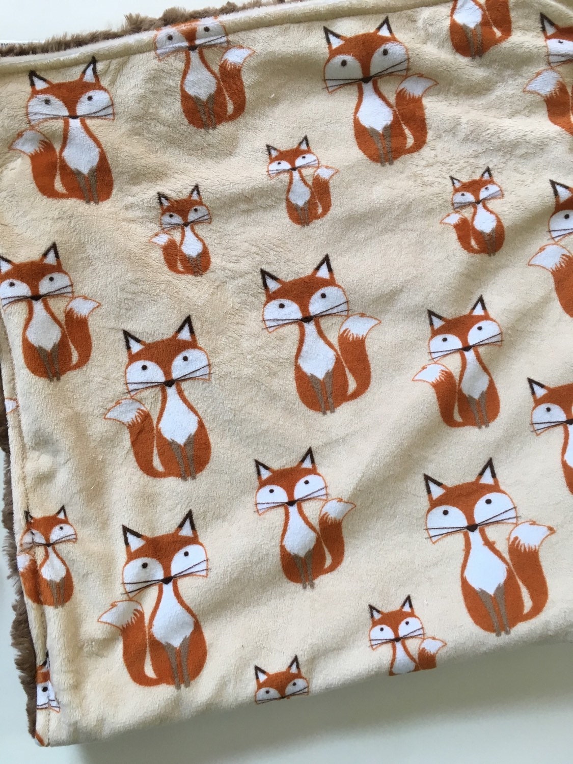 Fox Baby Blanket Blanket Woodland Blanket Woodland Nursery