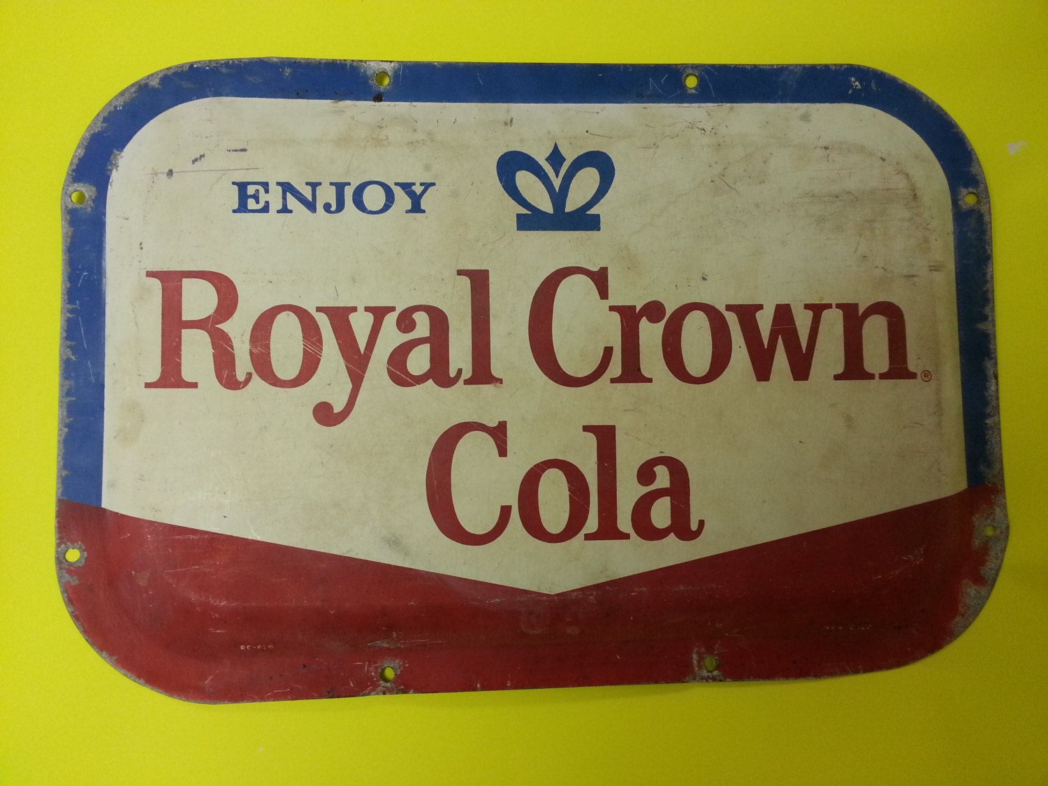 Royal Crown Cola Sign Vintage sign Cola sign Advertising sign