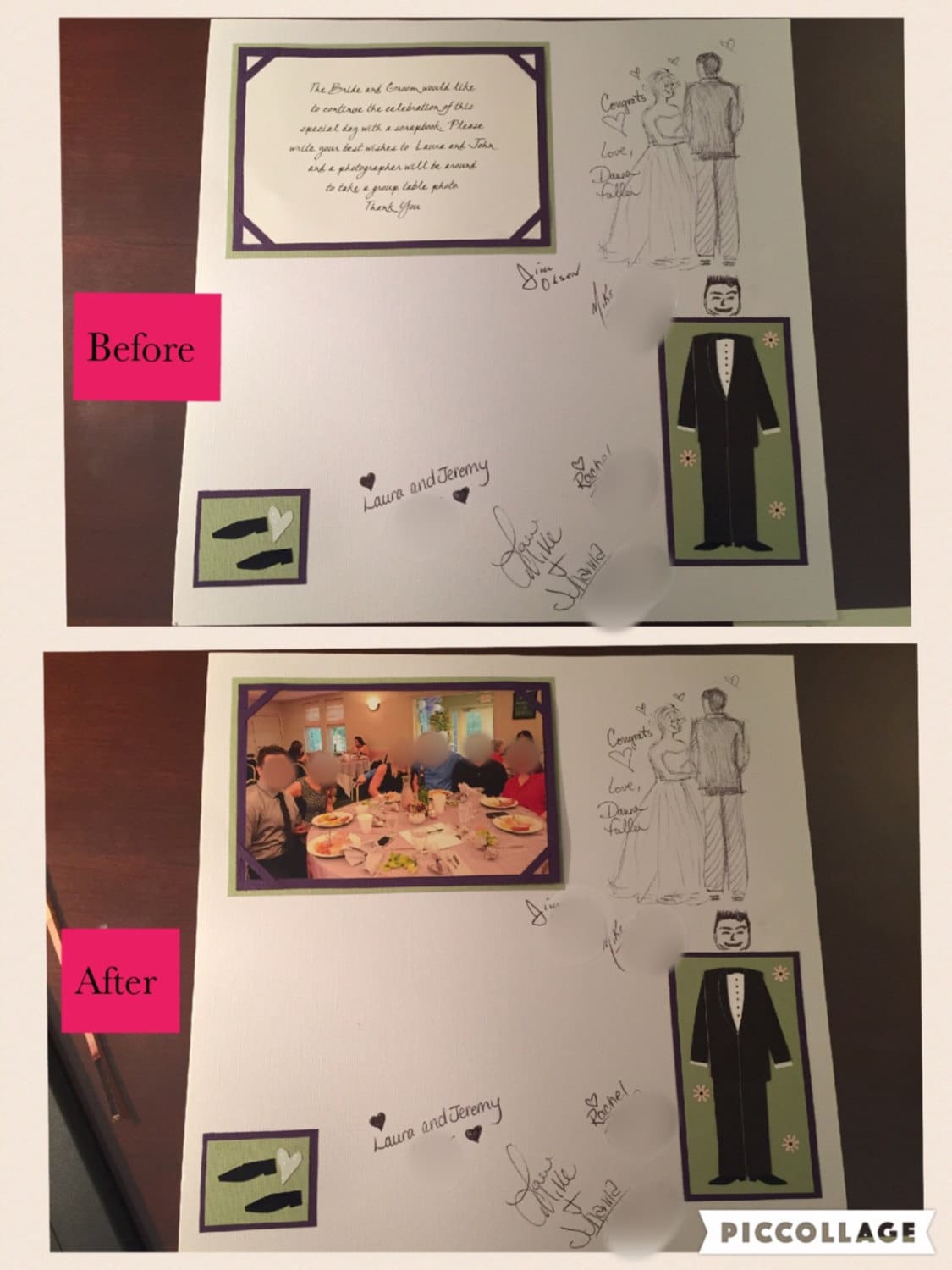 Guest Book Wedding Scrapbook Pages by ScrapGirly1 on Etsy