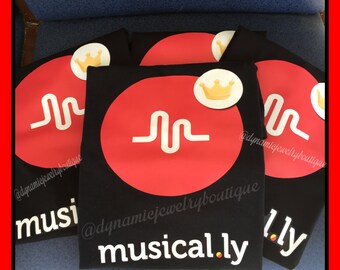 Musical.ly Shirt, Custom Shirt, Musical.ly