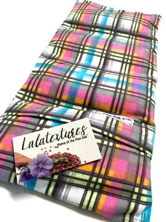 FLAX HEATING PAD large and X Large Removable/Washable Flannel