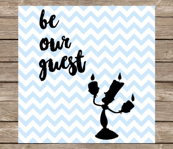 Download Disney SVG Be Our Guest Beauty and the Beast by PrintzNThings