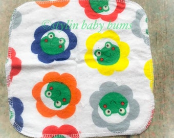 frog baby wipes, cloth toilet paper, cloth napkins- FREE SHIPPING