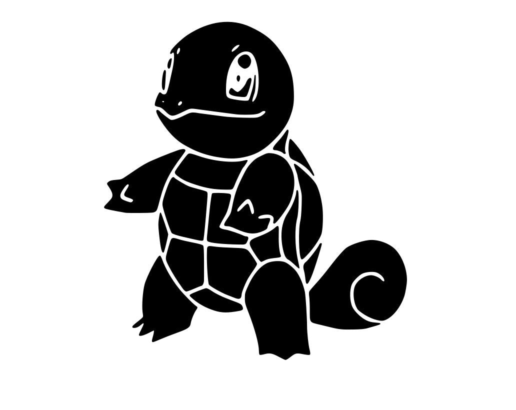 Squirtle Pokemon SVG File